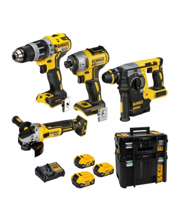 dewalt 18v xr kit tstak (dcg405, dch273, dcd796, dcf887) nr 1