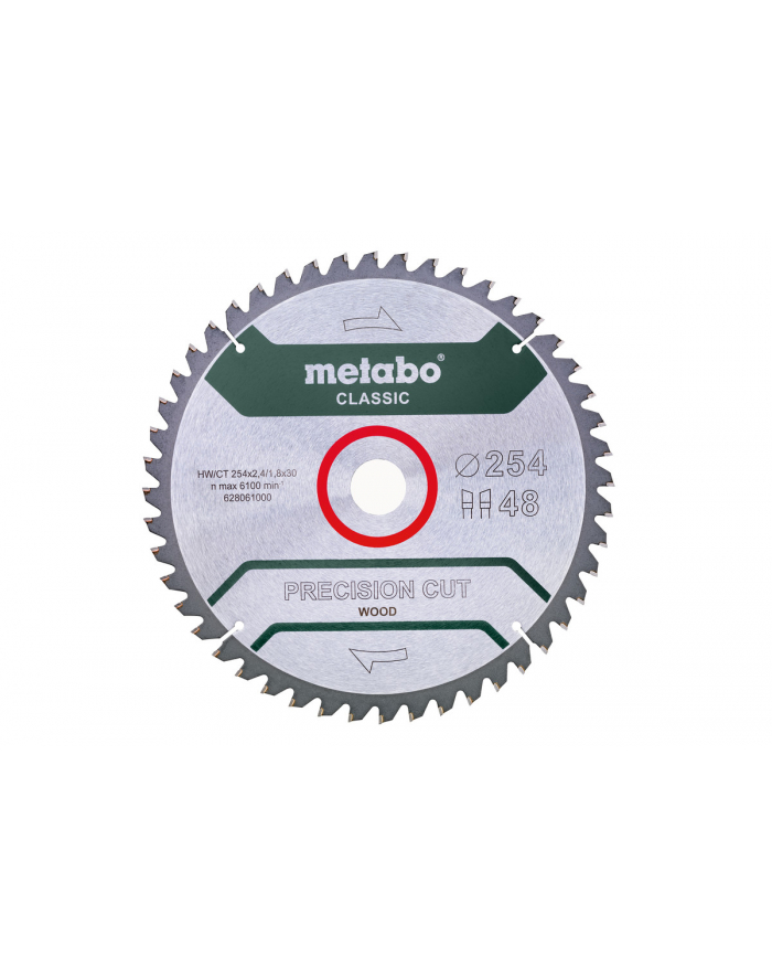 METABO PIŁA TARCZOWA HW/CT 254x30x48Z główny