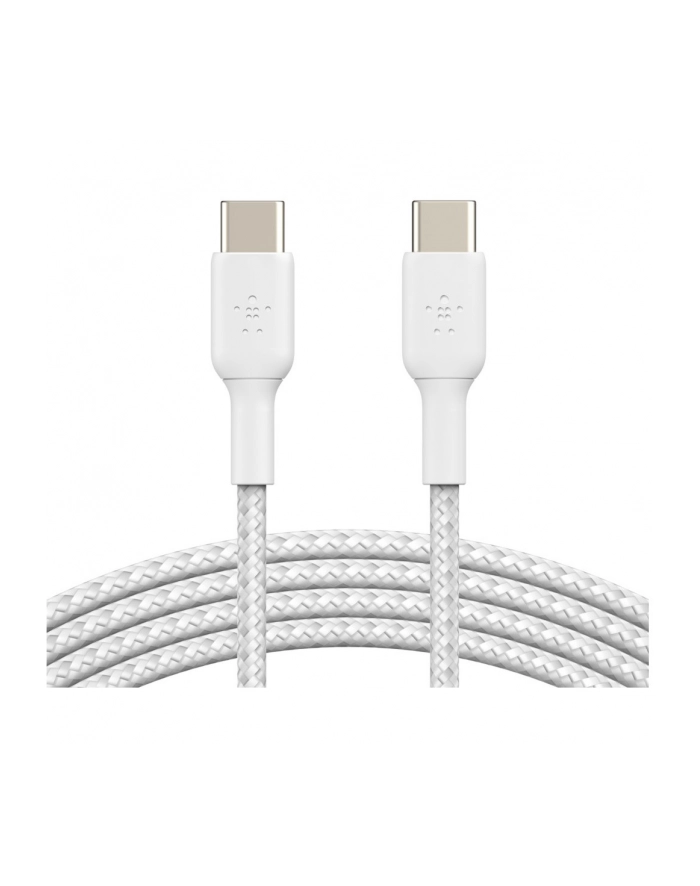 Belkin CAB004BT1MWH kabel USB 1 m USB C Biały główny