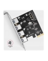 axagon PC(wersja europejska)-430RS Kontroler PCIe 4x port USB 3.2 GEN 1, UASP, chipset  Renesas, 15-pin SATA zasilacz - nr 36
