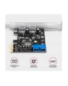 axagon PC(wersja europejska)-232RS Kontroler PCIe 2+2x port USB 3.2 GEN 1, UASP, SP ' LP 15-pin SATA zasilacz - nr 37