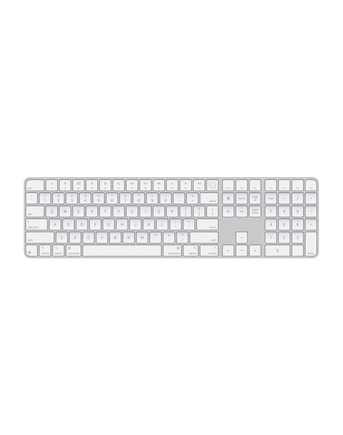 Klawiatura Magic Keyboard z Touch ID i polem numerycznym dla modeli Maca z czipem Apple - angielski (USA) - białe klawisze główny