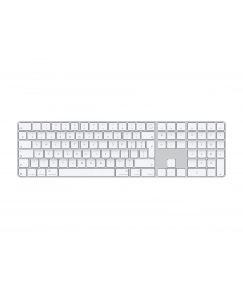 Klawiatura Magic Keyboard z Touch ID i polem numerycznym dla modeli Maca z czipem Apple - angielski (międzynarodowy) - białe klawisze