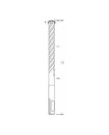 Bosch SDS plus-5X 14x100x160mm 10szt. 2608833908