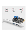 axagon PC(wersja europejska)-232RS Kontroler PCIe 2+2x port USB 3.2 GEN 1, UASP, SP ' LP 15-pin SATA zasilacz - nr 20