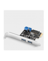 axagon PC(wersja europejska)-232RS Kontroler PCIe 2+2x port USB 3.2 GEN 1, UASP, SP ' LP 15-pin SATA zasilacz - nr 31