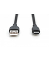 digitus Kabel zasilający silikonowy USB-A - USB-C, USB 2.0 60W, 0,5m Czarny - nr 2