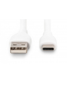 digitus Kabel zasilający silikonowy USB-A - USB-C, USB 2.0 60W, 1m Biały - nr 14