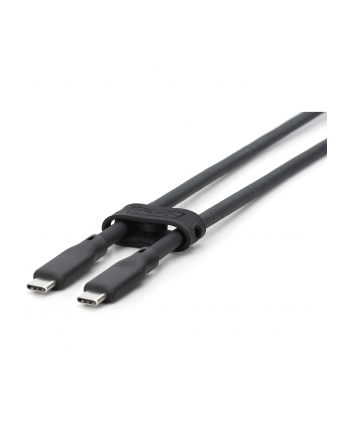 digitus Kabel połączeniowy silikonowy USB-C - USB-C, USB 3.2 Gen2 10G 4K 100W, 0,5m Czarny