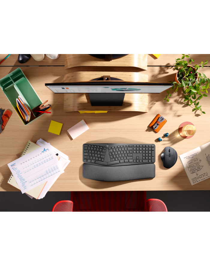 logitech Klawiatura Ergo K860 for Business Graphite US główny