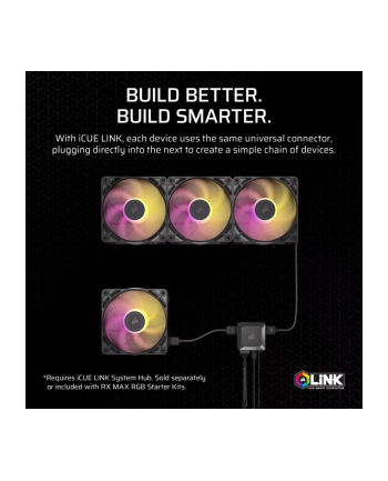 corsair Wentylator iCUE LINK RX140 MAX RGB 140mm Single Fan