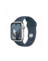 Apple Watch Series 9 Gps 41 Mm Srebrna Aluminiowa Koperta Z Paskiem Sportowym Storm Blue - M/L - nr 1