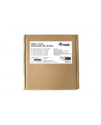 Equip 119453 aktywny kabel optyczny HDMI 2.1, 30 m, 8K/60 Hz nr 2