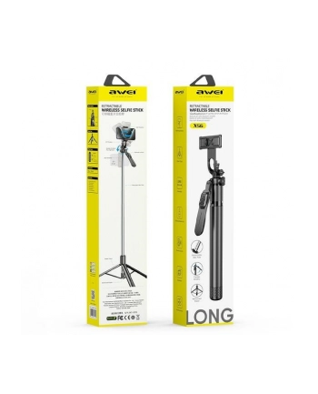 awei Uchwyt Selfie stick X56 aluminiowy uniwerslany tripod Bluetooth nr 1