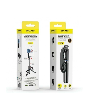 awei Uchwyt selfie stick X51 tripod magnetyczny nr 1