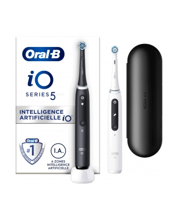 Szczoteczka elektryczna Oral-B iO5 Duo Black UCB And White SC nr 1