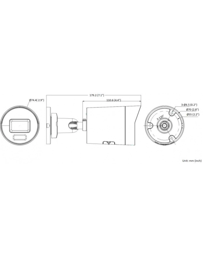 KAMERA IP HIKVISION DS-2CD2046G2H-IU(28mm)(eF)/BLACK główny