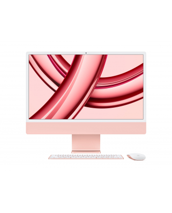 apple iMac 24 cale: M4 8/8, 16GB, 256GB SSD - Różowy