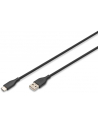 digitus Kabel zasilający silikonowy USB-A - USB-C, USB 2.0 60W, 2m Czarny - nr 8