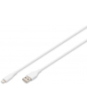 digitus Kabel zasilający silikonowy USB-A - Lightning, USB 2.0 12W, certyfikat MFI, 1m Biały - nr 9