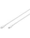 digitus Kabel zasilający silikonowy USB-C - Lightning, USB 2.0 60W, certyfikat MFI, 2m Biały - nr 6