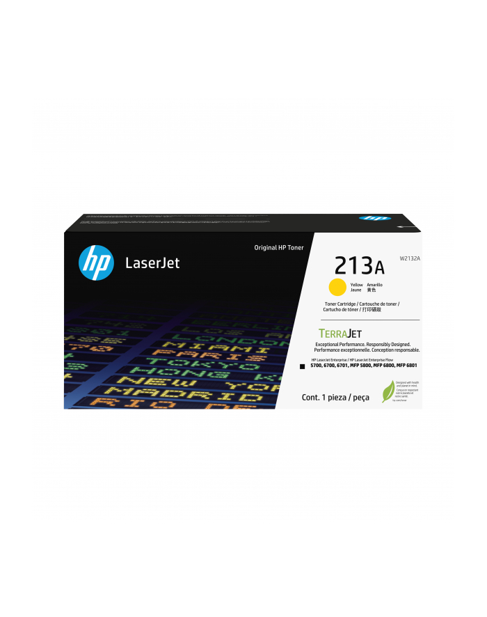 hp inc. Toner 213A Żółty W2132A główny