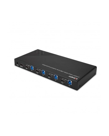 Lindy Przełącznik KVM Switch HDMI 4K60,USB3.0 & Audio 4Port (39313) nr 1
