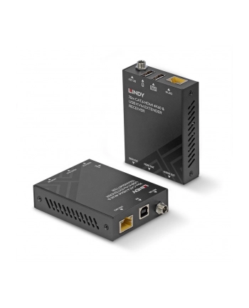 Lindy System przekazu sygnału AV 70m Cat.6 HDMI 4K60, USB & Audio KVM Extender (39383) nr 1