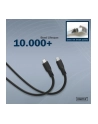 digitus Kabel połączeniowy silikonowy USB-C - USB-C, USB 4 Gen2 20G 8K 240W, 2m Czarny - nr 20
