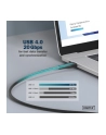 digitus Kabel połączeniowy silikonowy USB-C - USB-C, USB 4 Gen2 20G 8K 240W, 2m Czarny - nr 23