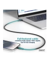 digitus Kabel połączeniowy silikonowy USB-C - USB-C, USB 4 Gen2 20G 8K 240W, 2m Czarny - nr 24