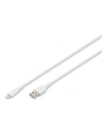 digitus Kabel zasilający silikonowy USB-A - Lightning, USB 2.0 12W, certyfikat MFI, 0,5m Biały - nr 5