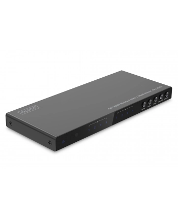 DIGITUS 4x2 HDMI Matrix / Multi-Viewer 4K/30Hz SPDIF Stereo RS232 nr 2