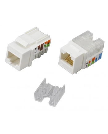 TECHLY Zestaw 24 modułów Keystone Cat6 UTP z narzędziem zaciskowym nr 2