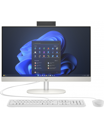 Komputer AIO HP ProOne 245 G10 23,8''FHD/R5-7520U/16GB/SSD512GB/Radeon/11PR 3Y White nr 1
