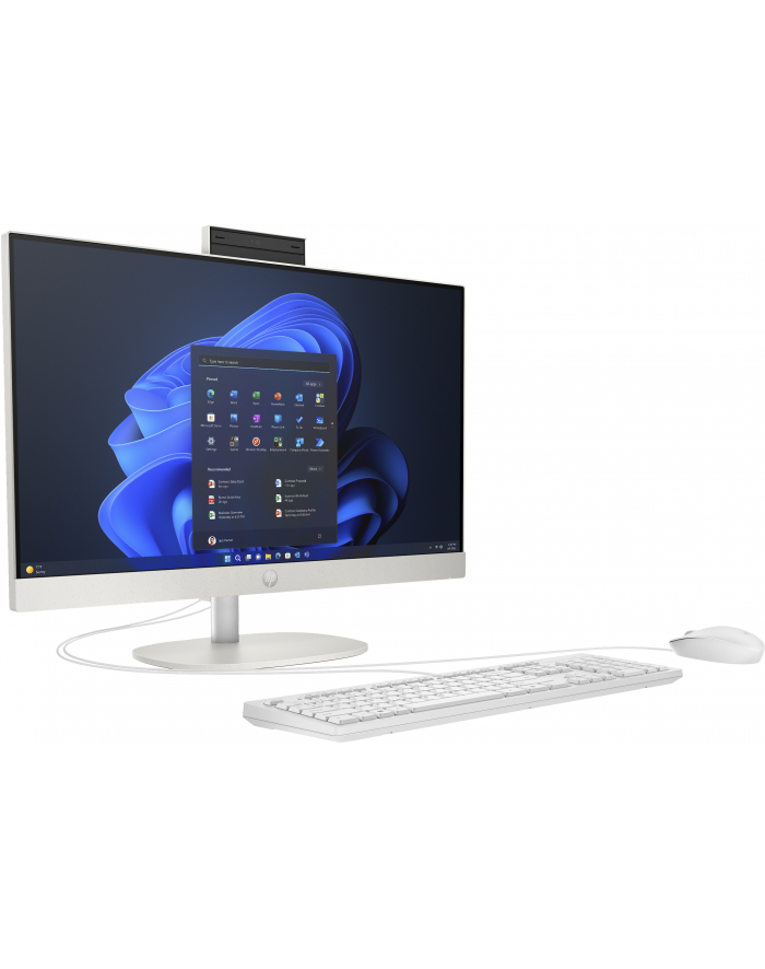 Komputer AIO HP ProOne 245 G10 23,8''FHD/R7-7730U/16GB/SSD512GB/Radeon/11PR 3Y White główny
