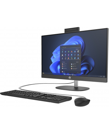 Komputer AIO HP ProOne 245 G10 23,8''FHD/R5-7520U/16GB/SSD512GB/Radeon/11PR 3Y Black nr 2