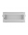 Szafa instalacyjna Lanberg rack wisząca 19'' 4U 600x450 drzwi perforowane szara (flat pack) - nr 3