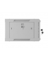 Szafa instalacyjna Lanberg rack wisząca 19'' 4U 600x450 drzwi perforowane szara (flat pack) - nr 4
