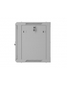 Szafa instalacyjna Lanberg rack wisząca 19'' 9U 600x450 drzwi perforowane szara (flat pack) - nr 5