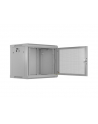 Szafa instalacyjna Lanberg rack wisząca 19'' 9U 600x450 drzwi perforowane szara (flat pack) - nr 9
