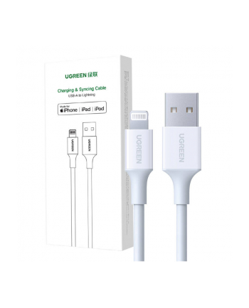 Ugreen Lightning do USB 2.4A US155, 0.5m biały