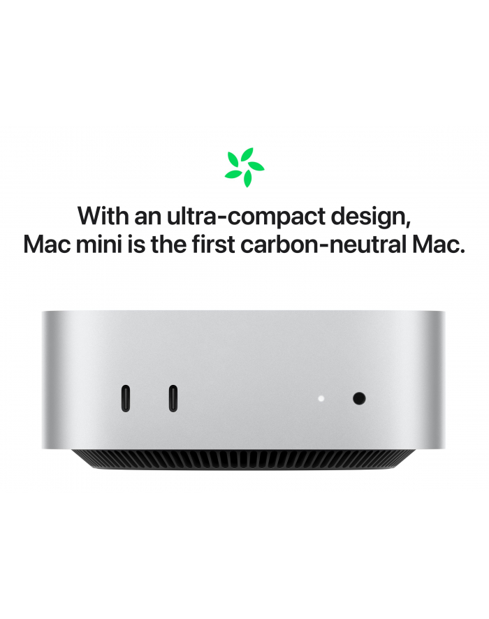 APPLE Mac mini M4 chip with 10-core CPU and 10-core GPU 16GB 256GB SSD główny