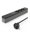 Hama 3 gniazda SCHUKO, 1,4M, 2 USB-C, 1 USB-A, Power Delivery, 100W Listwa zasilająca | HAMA | 3 gniazda | SCHUKO | 1,4m | Power Delivery | czarna | 100W - nr 10