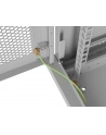 Szafa instalacyjna Lanberg rack wisząca 19'' 4U 600x450 drzwi perforowane szara (flat pack) - nr 12