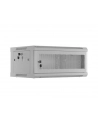 Szafa instalacyjna Lanberg rack wisząca 19'' 4U 600x450 drzwi perforowane szara (flat pack) - nr 1