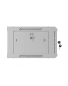 Szafa instalacyjna Lanberg rack wisząca 19'' 4U 600x450 drzwi perforowane szara (flat pack) - nr 3