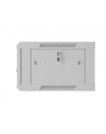 Szafa instalacyjna Lanberg rack wisząca 19'' 4U 600x450 drzwi perforowane szara (flat pack) - nr 4