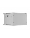 Szafa instalacyjna Lanberg rack wisząca 19'' 6U 600x450 drzwi perforowane szara (flat pack) - nr 14