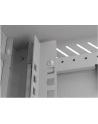 Szafa instacyjna Rack Lanberg Wisząca 10'' 4U 300x300 Drzwi Przeszkolone (flat pack) Szara - nr 2